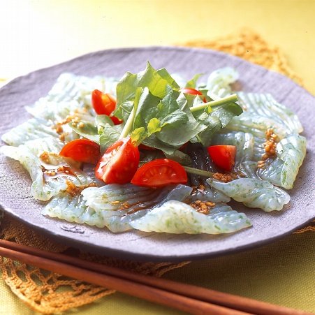刺身こんにゃくのカルパッチョ風 刺身こんにゃくのカルパッチョ風