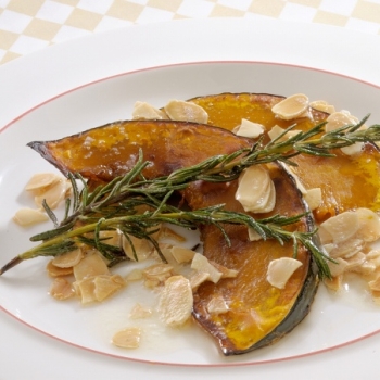 かぼちゃのアーモンドソテー