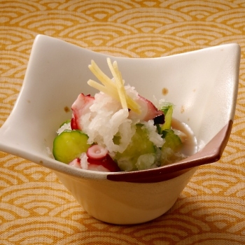 たこときゅうりのみぞれ和え