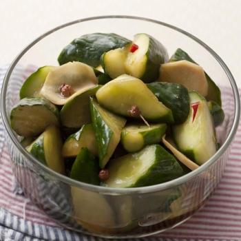 風干しきゅうりの中国風酢漬け