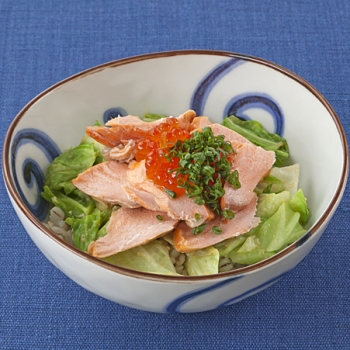 鮭といくらの親子丼