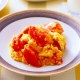 完熟トマトとチーズの炒り卵